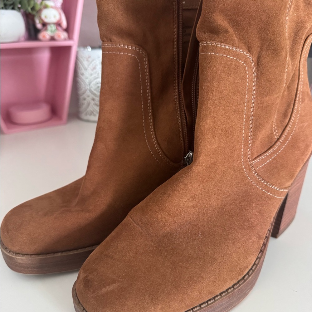 Wild Fable Chestnut Suede Boots - Picture 6 of 6